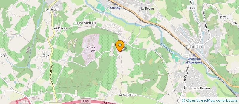 localisation de l'entreprise MADAME EVA ARNAUD  SAINT-GERMAIN-NUELLES