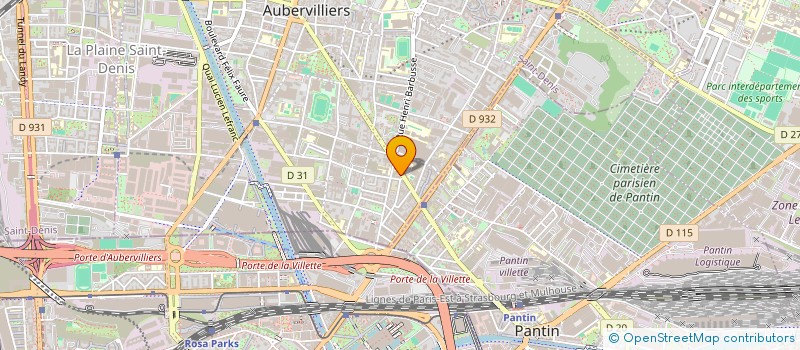 localisation de l'entreprise MADAME EVA ASSOULINE à AUBERVILLIERS