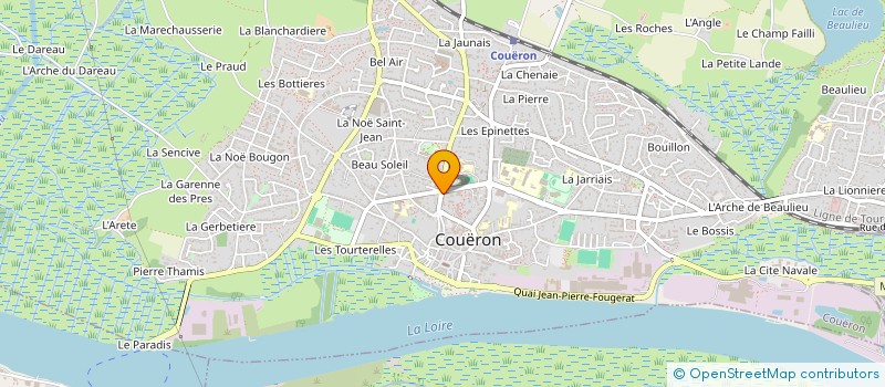 localisation de l'entreprise MADAME EVA AUBOUIN à COUERON