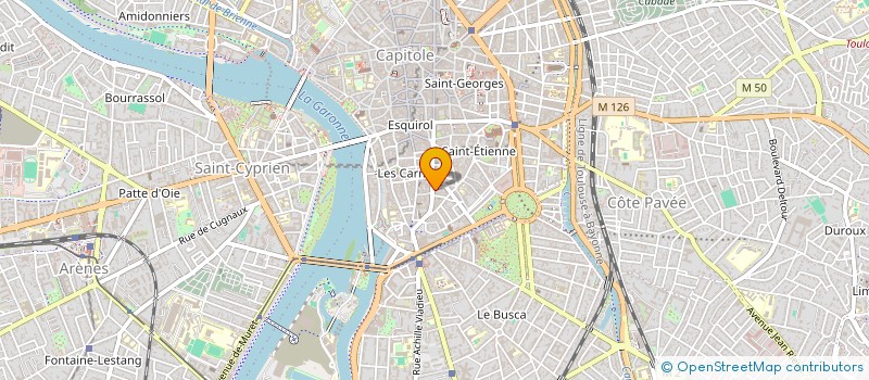 localisation de l'entreprise MADAME EVA BABOULENE à TOULOUSE