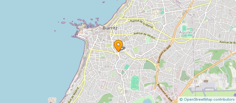 localisation de l'entreprise MADAME EVA BACHOUE à BIARRITZ