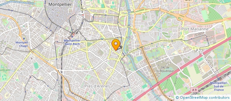 localisation de l'entreprise MADAME EVA BARTHELEMY à MONTPELLIER