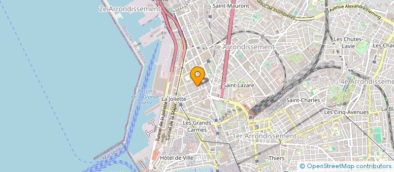 localisation de l'entreprise MADAME EVA BAUDE à MARSEILLE