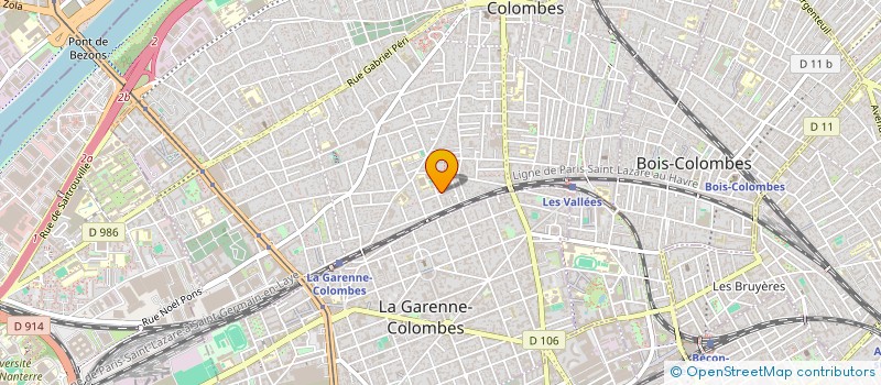 localisation de l'entreprise MADAME EVA BAUMGARTNER à COLOMBES