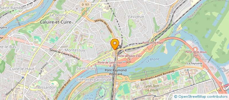 localisation de l'entreprise MADAME EVA BEDOK  CALUIRE-ET-CUIRE