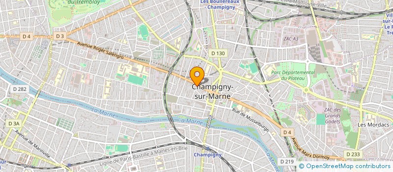 localisation de l'entreprise MADAME EVA BERGAMASCHI  CRETEIL