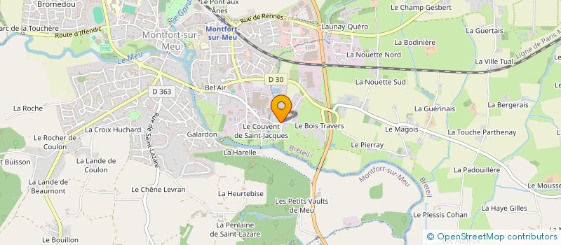 localisation de l'entreprise MADAME EVA BERGER  BRETEIL