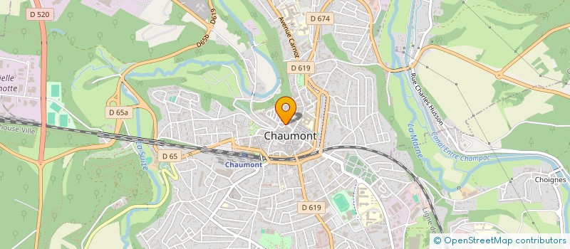 localisation de l'entreprise MADAME EVA BERNET à CHAUMONT
