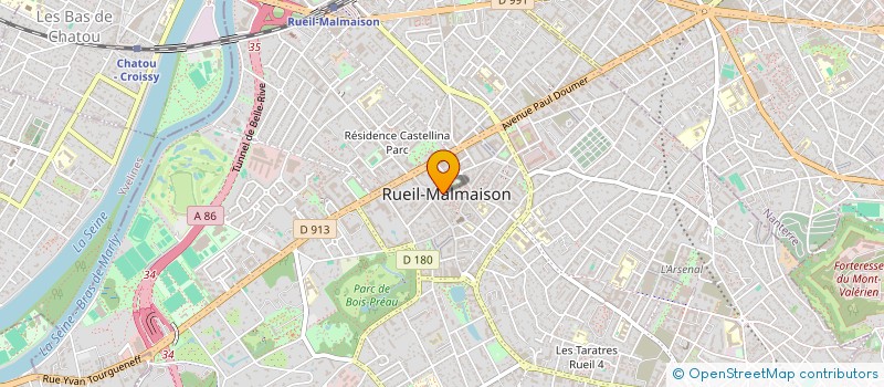 localisation de l'entreprise MADAME EVA BERTHIER à RUEIL-MALMAISON