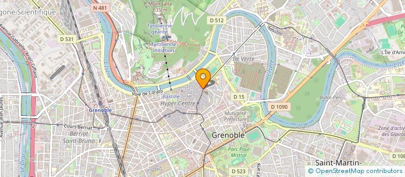 localisation de l'entreprise MADAME EVA BERTRAND  GRENOBLE