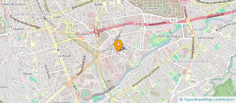 localisation de l'entreprise MADAME EVA BESSOLO à MARSEILLE