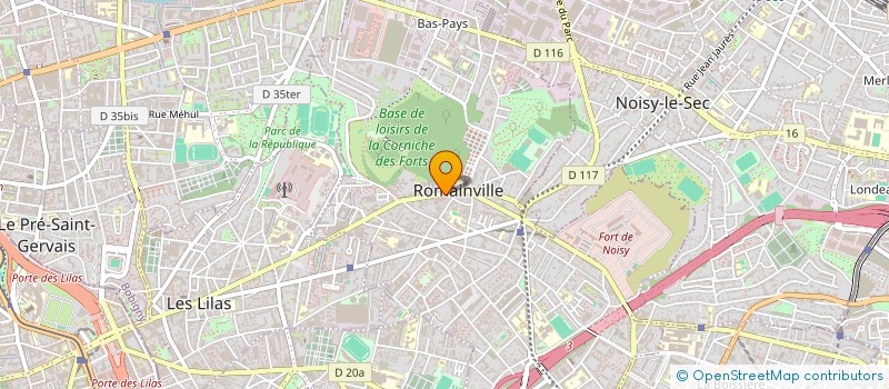 localisation de l'entreprise MADAME EVA BEZIZ à ROMAINVILLE