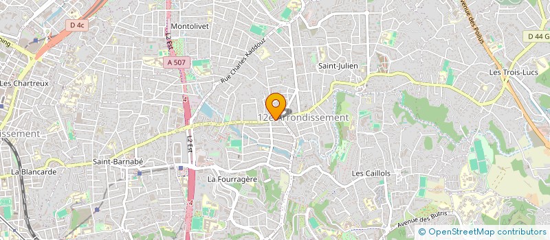 localisation de l'entreprise MADAME EVA BIRGIN à MARSEILLE