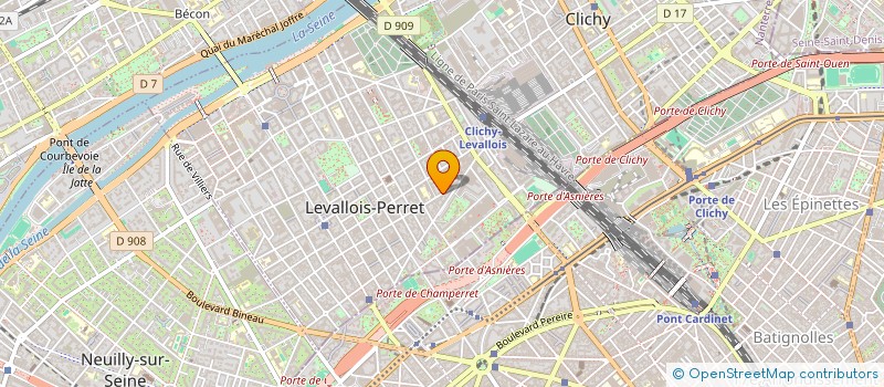 localisation de l'entreprise MADAME EVA BITTOUN à LEVALLOIS-PERRET