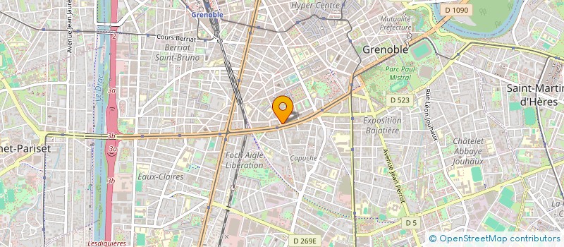 localisation de l'entreprise MADAME EVA BLOT à GRENOBLE