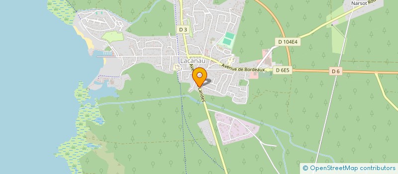 localisation de l'entreprise MADAME EVA BOISSIER  SAUMOS