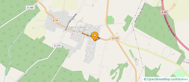 localisation de l'entreprise MADAME EVA BONNEFOY  SAINT-GATIEN-DES-BOIS