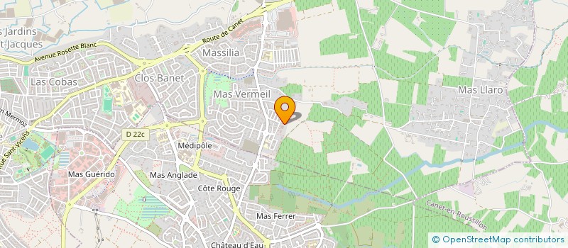 localisation de l'entreprise MADAME EVA BORIES à PERPIGNAN