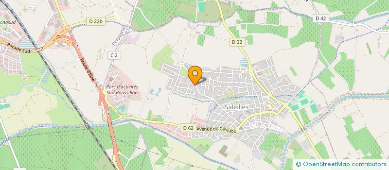 localisation de l'entreprise MADAME EVA BORRAT  PERPIGNAN