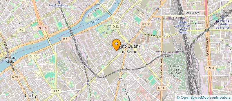 localisation de l'entreprise MADAME EVA BORYSKOVA à SAINT-OUEN-SUR-SEINE