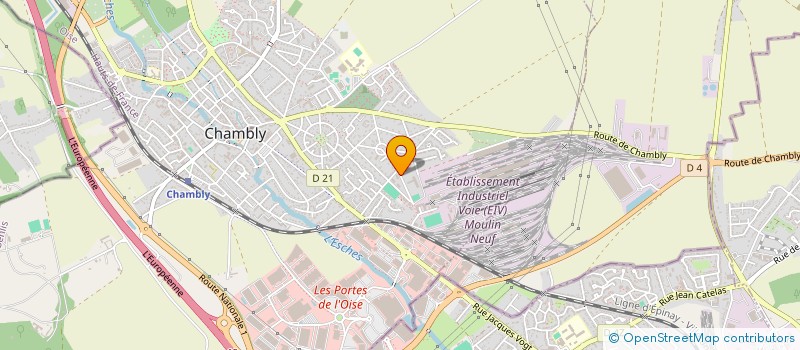 localisation de l'entreprise MADAME EVA BOUABTA  CHAMBLY