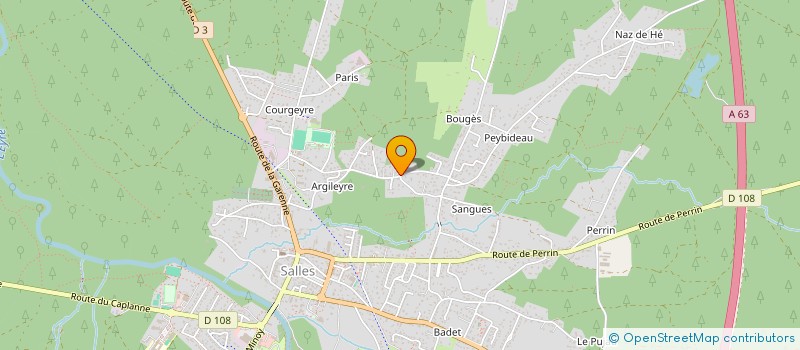 localisation de l'entreprise MADAME EVA BOURBON  SALLES