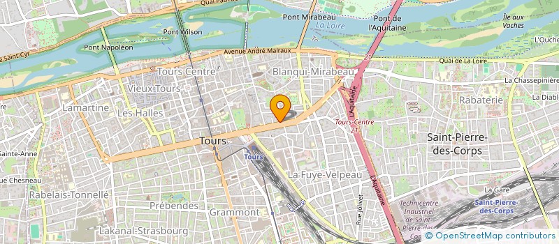 localisation de l'entreprise MADAME EVA BOURDIN  TOURS