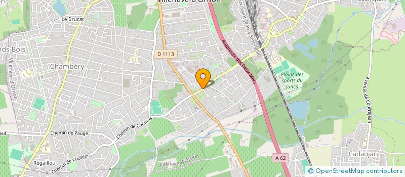 localisation de l'entreprise MADAME EVA BOUTE  VILLENAVE-D'ORNON