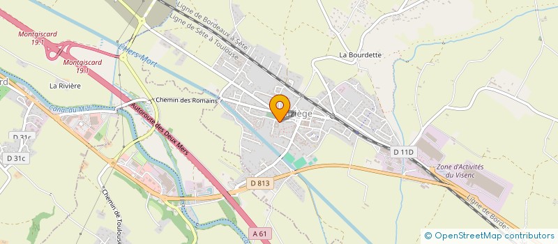 localisation de l'entreprise MADAME EVA BOUYSSOU à BAZIEGE