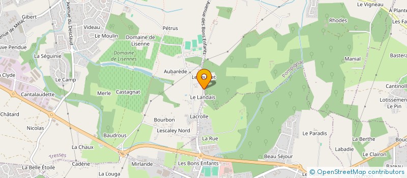 localisation de l'entreprise MADAME EVA BRILLAULT  TRESSES