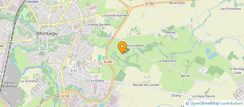 localisation de l'entreprise MADAME EVA BRIZARD à MONTAIGU-VENDEE