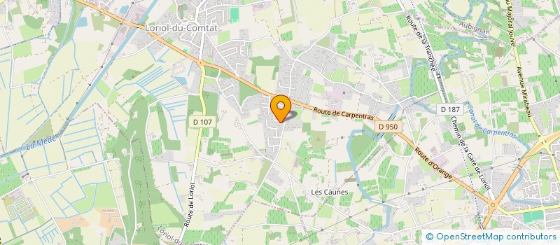 localisation de l'entreprise MADAME EVA BROQUAIRE  LORIOL-DU-COMTAT