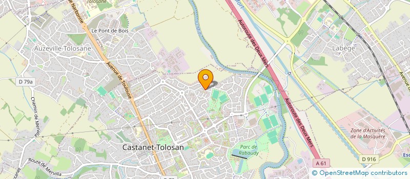 localisation de l'entreprise MADAME EVA BROUILLAUD à CASTANET-TOLOSAN