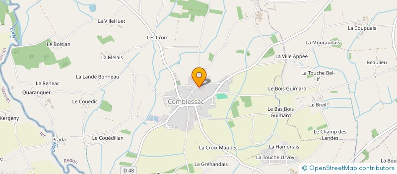 localisation de l'entreprise MADAME EVA BUCAILLE  COMBLESSAC