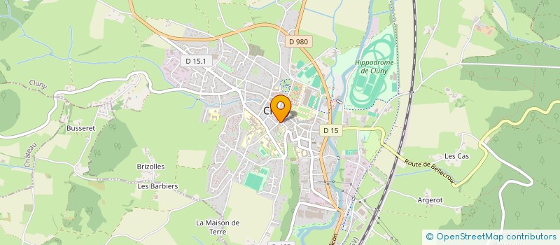 localisation de l'entreprise MADAME EVA BUJADOUX à CLUNY