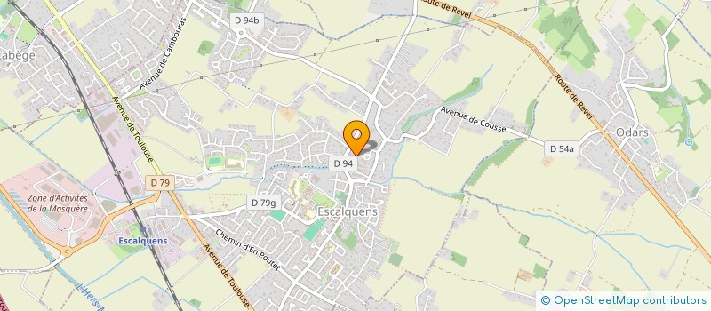 localisation de l'entreprise MADAME EVA BUREL  ESCALQUENS