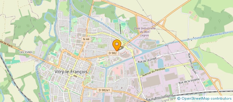 localisation de l'entreprise MADAME EVA CABART à VITRY-LE-FRANCOIS