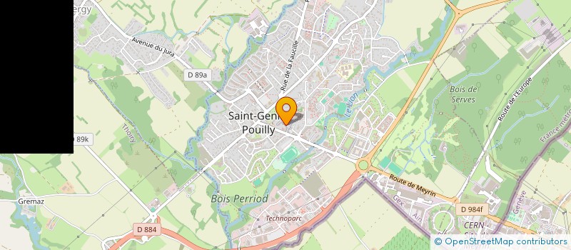 localisation de l'entreprise MADAME EVA CABIROL à SAINT-GENIS-POUILLY
