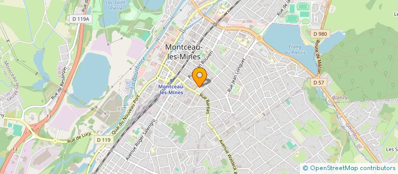 localisation de l'entreprise MADAME EVA CAMUS  MONTCEAU-LES-MINES