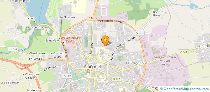 localisation de l'entreprise MADAME EVA CAPEL à PLOERMEL