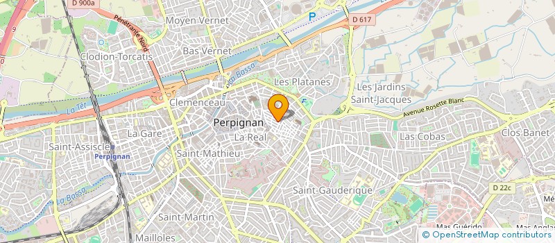 localisation de l'entreprise MADAME EVA CARGOL BOUZIES  PERPIGNAN