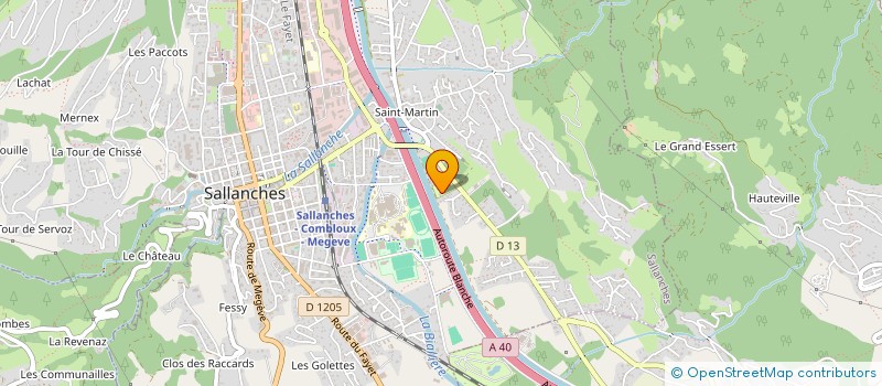 localisation de l'entreprise MADAME EVA CART  SALLANCHES