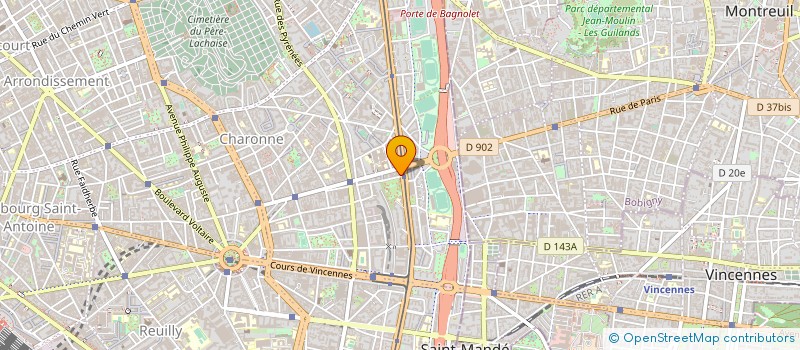 localisation de l'entreprise MADAME EVA CASANAS  PARIS