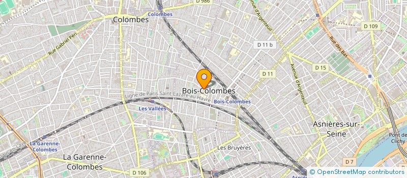 localisation de l'entreprise MADAME EVA CASSAGNE à BOIS-COLOMBES