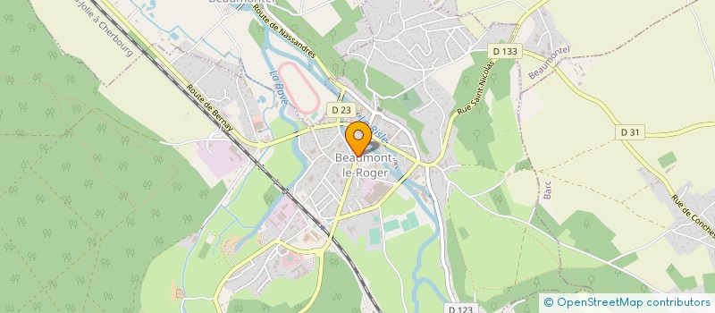 localisation de l'entreprise MADAME EVA CATHERINE  BEAUMONT-LE-ROGER