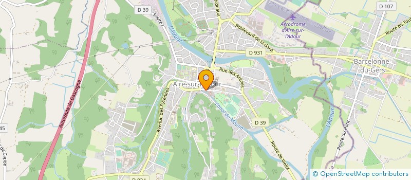 localisation de l'entreprise MADAME EVA CHAPUIS  AIRE-SUR-L'ADOUR