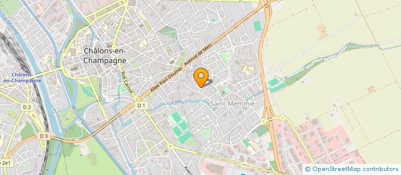 localisation de l'entreprise MADAME EVA CHATEL  SAINT-MEMMIE