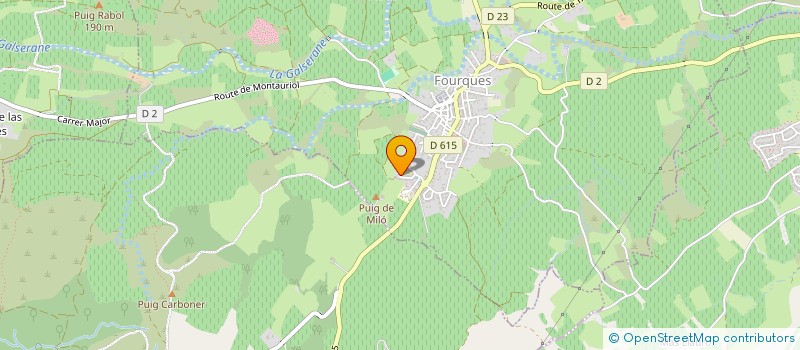 localisation de l'entreprise MADAME EVA CHEVALIER  FOURQUES