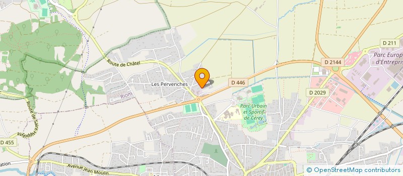 localisation de l'entreprise MADAME EVA CHOISY  RIOM