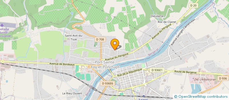 localisation de l'entreprise MADAME EVA CHOURY  SAINT-AVIT-SAINT-NAZAIRE